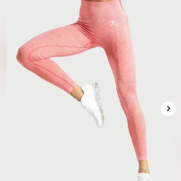 Gymshark Coral Vital Seamless Leggings - Size Medium - Picture 8 of 9